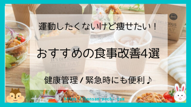 運動したくないけど痩せたい めんどくさがりでも出来る食事改善4選 くろすけノート